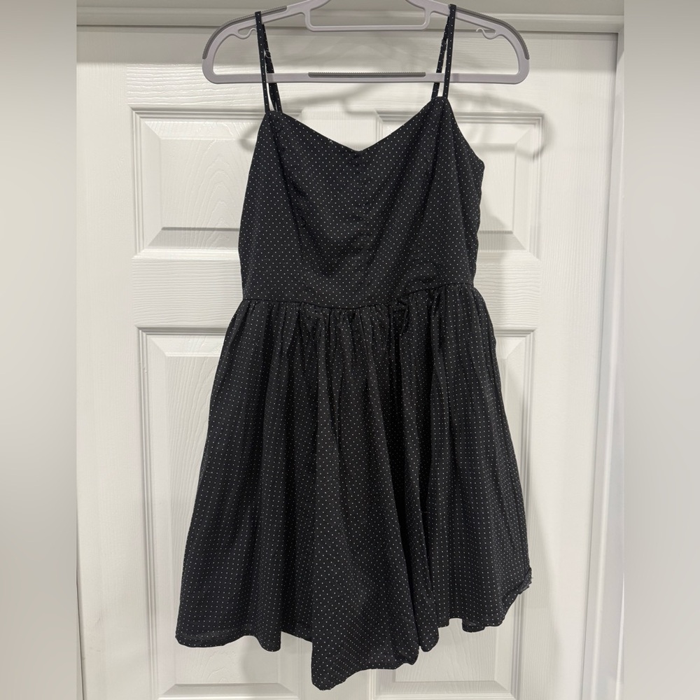 Lucca Couture Black Polka Dot Dress